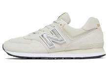 New Balance NB 574 低帮 跑步鞋 男女同款 象牙白 / Кроссовки New Balance NB 574 ML574CS2