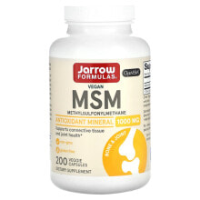 Jarrow Formulas, МСМ, 1000 мг, 100 вегетарианских капсул