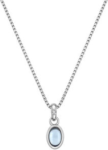 Ювелирные колье Silver necklace for births in December Birthstone DP765