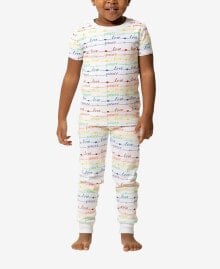 Pajamas for Peace peace And Love Toddler Boys and Girls 2-Piece Pajama Set