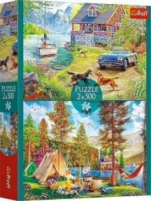 Trefl PUZZLE 2x500 Letni relaks 37497