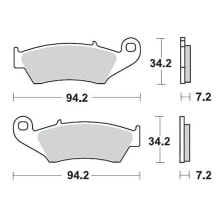 Запчасти и расходные материалы для мототехники MOTO-MASTER Aprilia 093411 Sintered Brake Pads