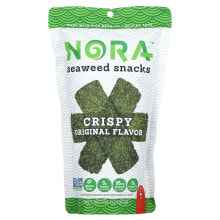 Nora Snacks, Снеки из морских водорослей, оригинальный хрустящий, 32 г (1,13 унции)