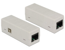 Computer connectors and adapters 62619 - RJ-45 - RJ-45 - Grey