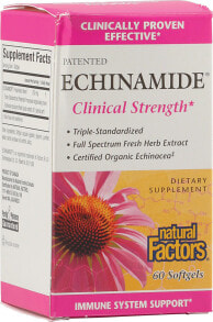 Echinacea natural Factors Echinamide® Clinical Strength -- 60 Softgels