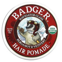 Wax and paste for hair styling Badger Company