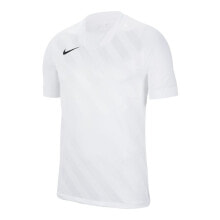 Мужские спортивные футболки Мужская спортивная футболка белая с логотипом Nike Challenge III Jr BV6738-100 T-shirt