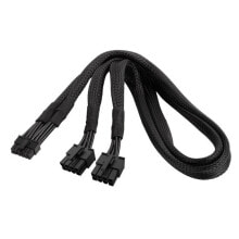 Компьютерные кабели и коннекторы Silverstone SST-PP12-EPS внутренний силовой кабель 0,55 m