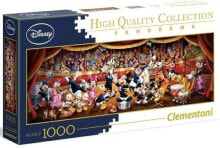 Детские развивающие пазлы Clementoni Puzzle Panorama Disney Orchestra 1000 elementów (282639)