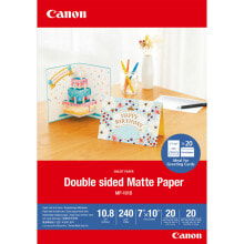 Canon MP-101D Double-sided Matte Paper - 7"x10" - 20 sheets - Matt - 240 g/m² - A4 - 10.8 µm - 178 mm - 254 mm купить онлайн