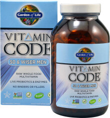 Витаминно-минеральные комплексы garden of Life Vitamin Code RAW 50 and Wiser Men Веганские мультивитамины для мужчин от 50 лет 240 капсул