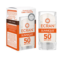 Средства для загара и защиты от солнца eCRAN SUNNIQUE face and neckline SPF50+ stick 30 ml