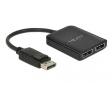 DeLOCK DisplayPort 1.4 Splitter 1 x DisplayPort zu 2 x DisplayPort MST 87768