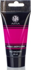 Купить краски для рисования для детей ASTRA: Astra Farba akrylowa Astra tuba 60ml - róż magenta Astra