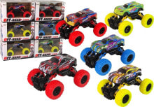 TRITON Auto Monster Truck Amortyzatory Gumowe Opony Metal Kolory