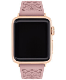 COACH pink Rubber Apple® Watch Strap 38/40/41mm