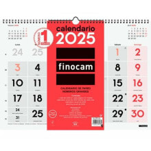 Wall calendar Finocam Paper 2025 43 x 31 cm