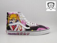 Купить мужские кроссовки Vans: VANS Sk8-Hi x Sailor Moon Pretty Guardian Glow in the Dark Men's Shoes Size 11.5