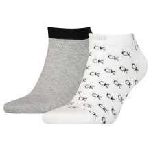 CALVIN KLEIN Sneaker All Over Logo Socks 2 Pairs