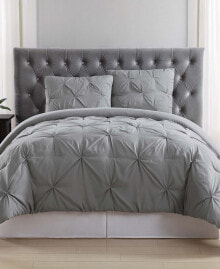 Truly Soft pleated King Duvet Set