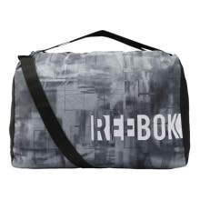 Мужские спортивные сумки мужская спортивная сумка черная серая текстильная большая для тренировки с ручками через плечо Reebok W Elemental GR EC5510 bag
