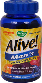 Vitamin and mineral complexes nature&#039;s Way Alive!® Men&#039;s Gummy Multi-Vitamin Fruit -- 75 Gummies