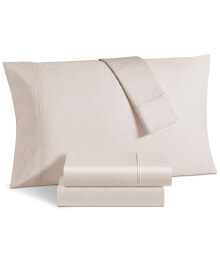 Fairfield Square Collection 1000 Thread Count Solid Sateen 6 Pc. Sheet Set, California King, Created for Macy's