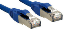 Кабели и разъемы для аудио- и видеотехники lindy 45642 сетевой кабель 1 m Cat6 SF/UTP (S-FTP) Синий