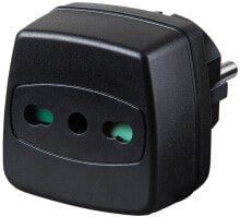 Купить розетки, выключатели и рамки Brennenstuhl: Brennenstuhl Travel Adapter - 250 V - 16 A - Black