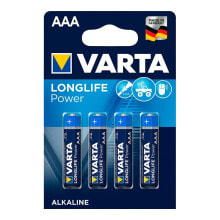 Батарейки и аккумуляторы для фото- и видеотехники VARTA AAA LR03 Alkaline Batteries 4 Units