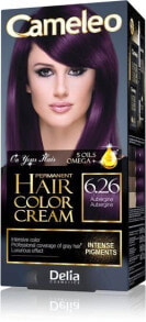 Delia Cameleo Hair Color Cream No. 6.26 Масляная крем-краска для волос с омега, оттенок баклажан