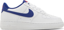 [CT3839-101] Grade School Nike AIR FORCE 1 LOW 'WHITE DEEP ROYAL (GS)'