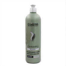 Шампуни для волос exitenn White & Blonde Hair Silver Shampoo Антижелтый серебристый шампунь для светлых или седых волос 500 мл