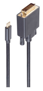 shiverpeaks BS10-58185 видео кабель адаптер 1,8 m DVI-D USB Type-C Черный