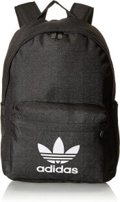 Мужские спортивные рюкзаки мужской рюкзак спортивный черный с отделением Adidas AC Classic Backpack Unisex Backpack Black/White Undefined Streetwear