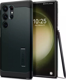 Spigen Spigen Tough Armor, green - Samsung Galaxy S23 Ultra