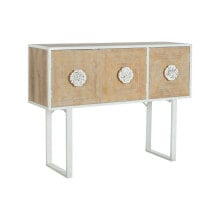 Console DKD Home Decor White Metal Fir 120 x 35 x 90 cm