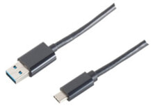 shiverpeaks BS14-10006 USB кабель 1 m 3.2 Gen 1 (3.1 Gen 1) USB A USB C Черный