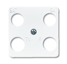 Smart sockets, switches and frames bUSCH JAEGER 1753-0-8642 - White - Conventional - Busch-Jaeger - 1710-0-2744 1753-0-8576 1753-0-9046 - 50 mm - 50 mm