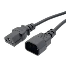 EUROCONNEX 2015 C13-C14 3P 1.8 m Power Cord