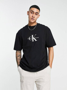 Calvin Klein Jeans Big & Tall monogram chest logo oversized T