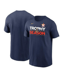 Nike men's Navy Houston Astros 2022 World Series Champions Commissioner's Trophy T-shirt