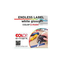 COLOP 155361 - White - Self-adhesive printer label - Matte - Universal - Rectangle - 1.4 cm