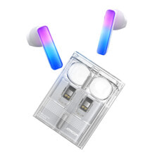 Купить внешние аккумуляторы и аксессуары joyroom: Słuchawki bezprzewodowe TWS IceLens Series ze światłami LED białe