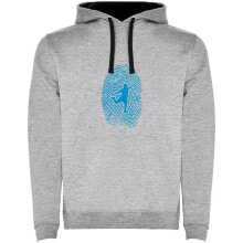 KRUSKIS Football Fingerprint Two-Colour Hoodie