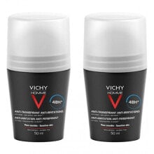 Vishy Homme Шариковый дезодорант для чувствительной кожи 48 ч  2 x 50 мл