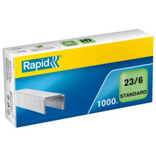 RAPID 23/6 mm x1000 Standard Galvanized Staples