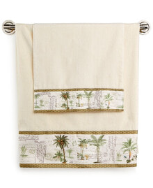 Avanti colony Palm Tree Bordered Cotton Bath Towel, 27