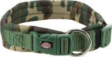 Ошейники для собак trixie Collar premium, with neoprene padding, M – L: 42–48 cm / 20 mm, camouflage / forest