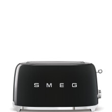 Smeg TSF02BLEU тостер 4 ломтик(а) Черный 1500 W